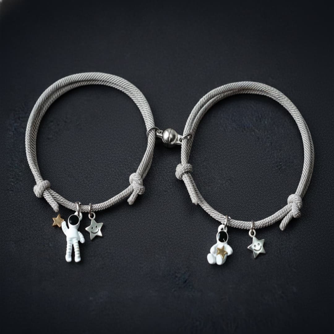 Pulseras de Conexión Magnética "Amor Galáctico"