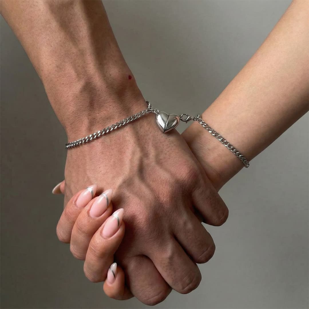 Pulseras de Conexión Magnética "Corazón Eterno" detail 1